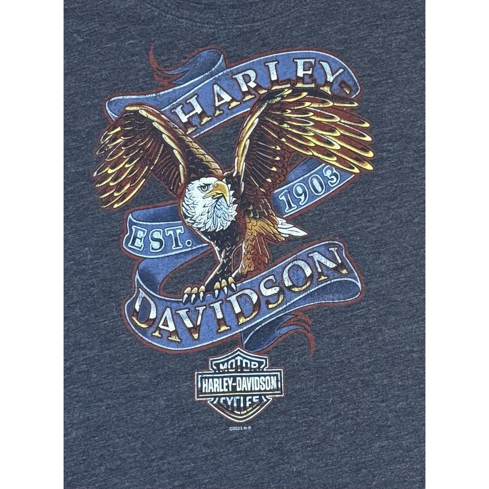 Harley-Davidson Womens Eagle Graphic Tee Stubbs Houston TX Size S